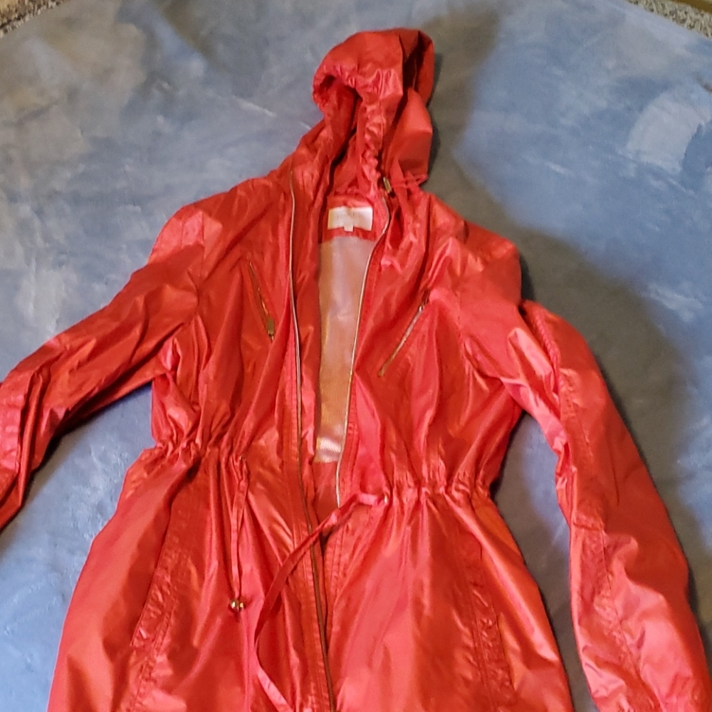 Laundry by shelly segal orange rain coat